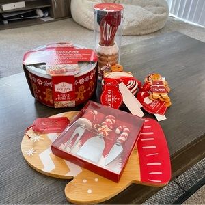 SOLD‼️♥️☃️ GINGER MAN BAKING & SERVING BOARD SET ☃️♥️